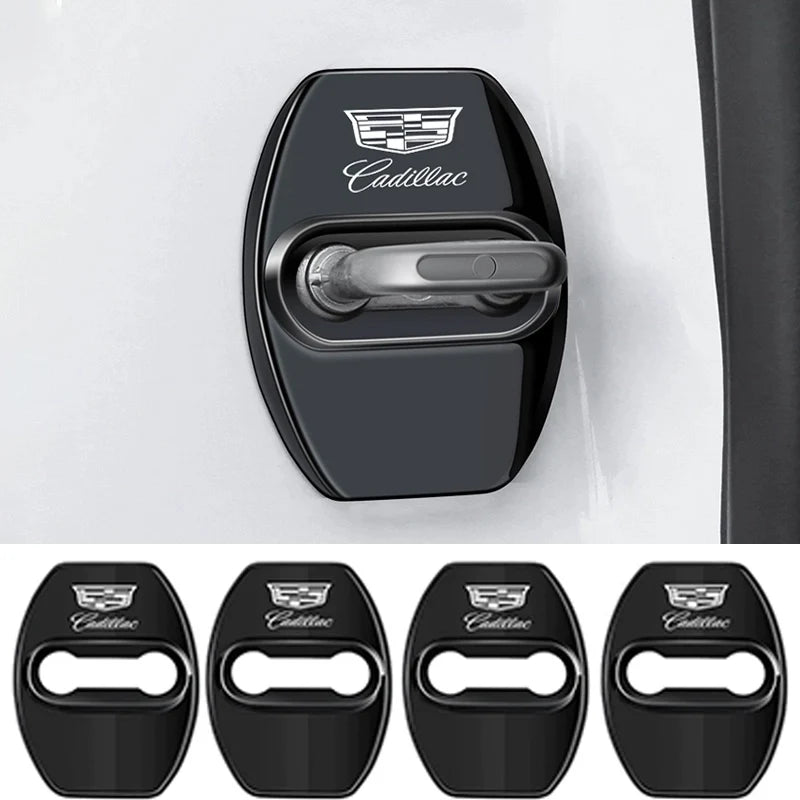 (NOT SOLD TO USA) 4pcs Door Lock Cover Stickers for Cadillac CTS/ATS/Escalade – Car Accessories | MotorWorld Marketplace