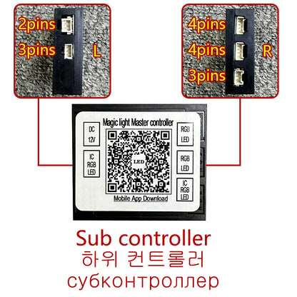 For Bentley Flying Spur 3Y/4N RGB 22in1 Ambient Light Kit