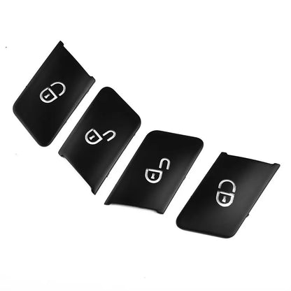 Mercedes W204/W212 Door Lock Switch Cover Set 4-Door