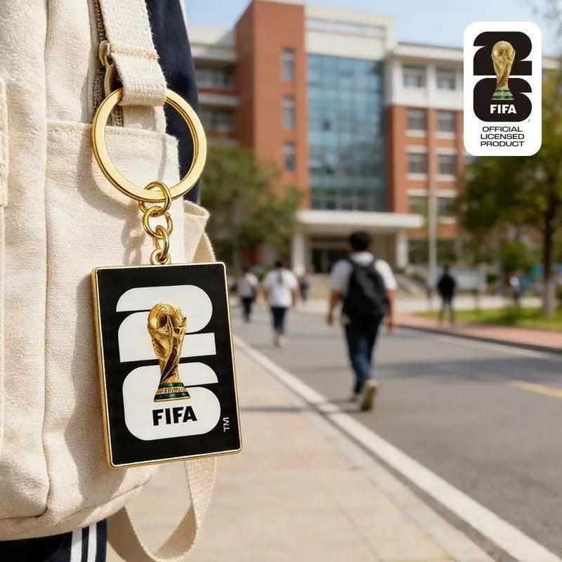 FIFA Official 2026 World Cup Trophy Keychain Authentic World Cup Merchandise Football Fan Gift Pendant – Car Accessories | MotorWorld Marketplace