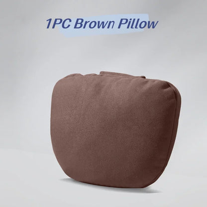 Memory Foam Car Neck Pillow – Universal Ergonomic Headrest Brown Pillow – Car Accessories | MotorWorld Marketplace