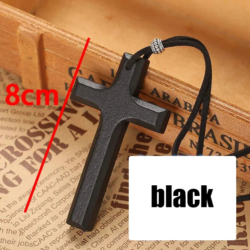 Wood Cross Rearview Mirror Ornament – Safe Driving Gift