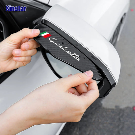 2X Rearview Mirror Eyebrow Stickers for Alfa Romeo Giulietta – Durable Fit