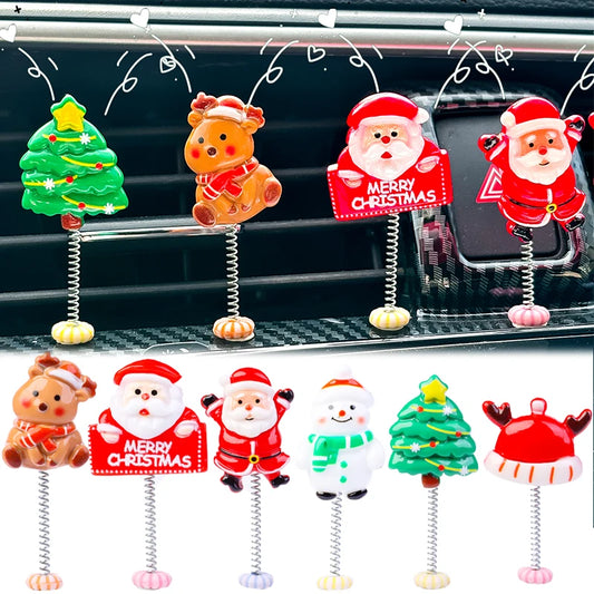 Creative Santa Claus Shaking Ornament for Car Dashboard Decor
