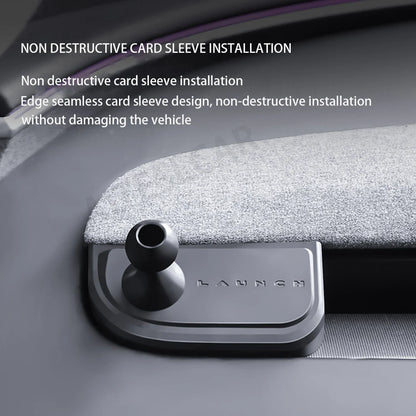 Magnetic Phone Mount for Tesla Y/3 2024-25, ABS, Rotatable – Car Accessories | MotorWorld Marketplace