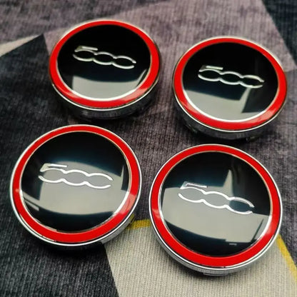 4pcs 60mm(2.4") Wheel Hub Caps Fit Fiat 500 Punto Stilo Bravo