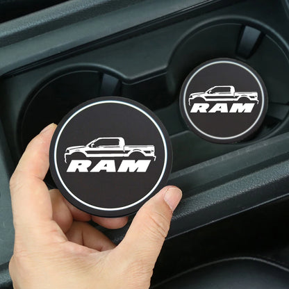(NOT SOLD TO USA) 2Pcs Non-Slip Cup Mats for RAM