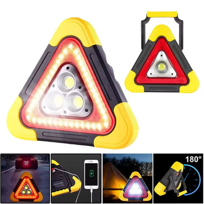 3-in-1 Solar Emergency Warning Light, Breakdown Alarm, Portable – Car Accessories | MotorWorld Marketplace