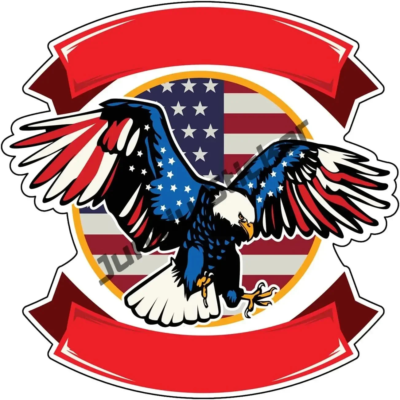 USA Flag Eagle Veteran Decal – Durable Vinyl Car Sticker American Flag 12 Reflective decal – Car Accessories | MotorWorld Marketplace