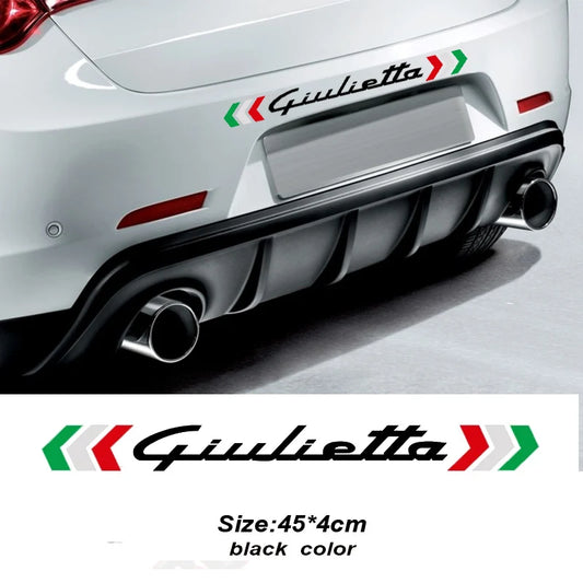 Premium Car Body Sticker for Alfa Romeo Giulietta - Durable