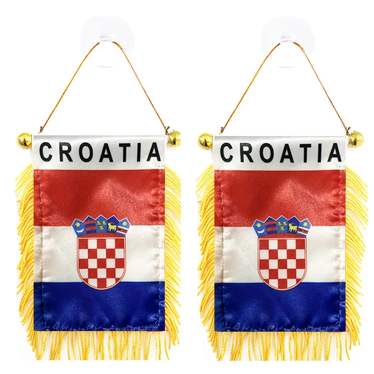 Croatia Car Mirror Flag 8x12cm – Professional Auto Decor