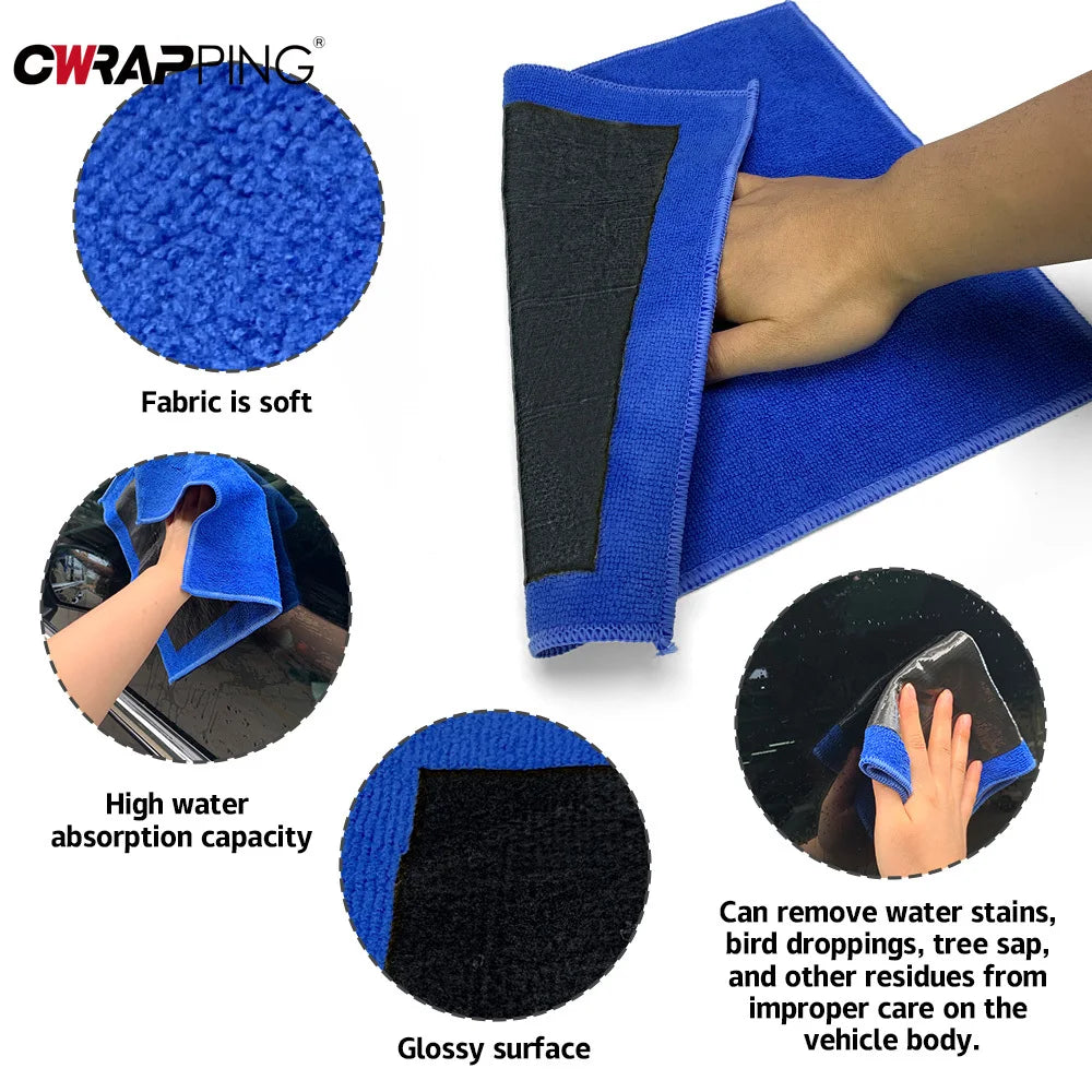 Chiffon d'argile magique bleu - Outil de nettoyage professionnel pour voiture
