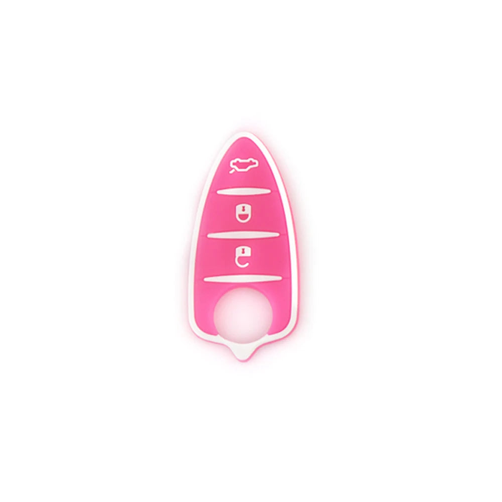 3-Button Silicone Key Pad for Alfa Romeo Key Pink – Car Accessories | MotorWorld Marketplace