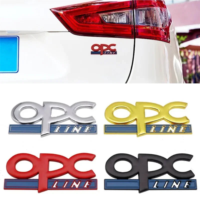 3D Metal OPC Line Emblem for Opel Insignia Astra Corsa
