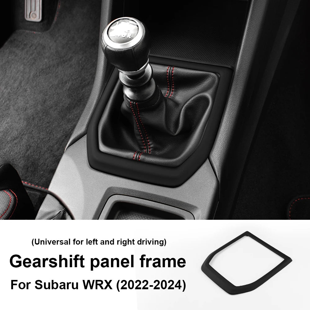 Subaru Impreza WRX STI 2022-2024 Carbon Gear Shift Panel Cover Trim Matte Black – Car Accessories | MotorWorld Marketplace