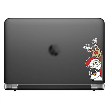 Christmas Santa Claus Waterproof Reflective Car Sticker Decal