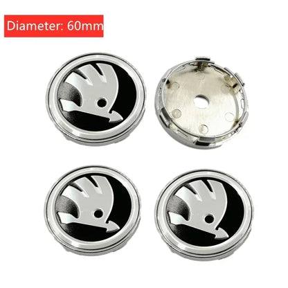 Skoda Wheel Center Hub Caps Logo – All Models