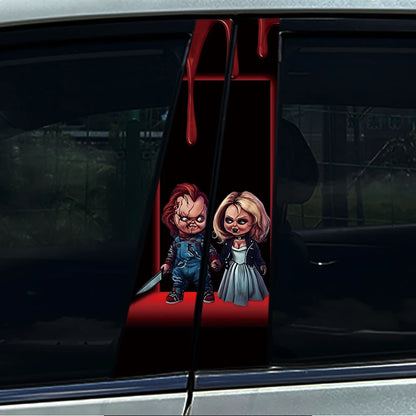 **Halloween Car B Pillar Sticker – Horror Protective Film 1/2pcs** MO 090 – Car Accessories | MotorWorld Marketplace