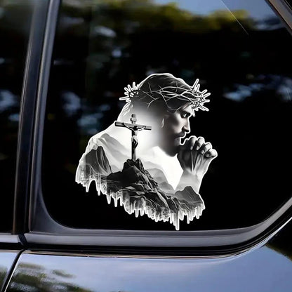 12x13cm Jesus Faith Vinyl Decal – Durable Auto Sticker – Car Accessories | MotorWorld Marketplace