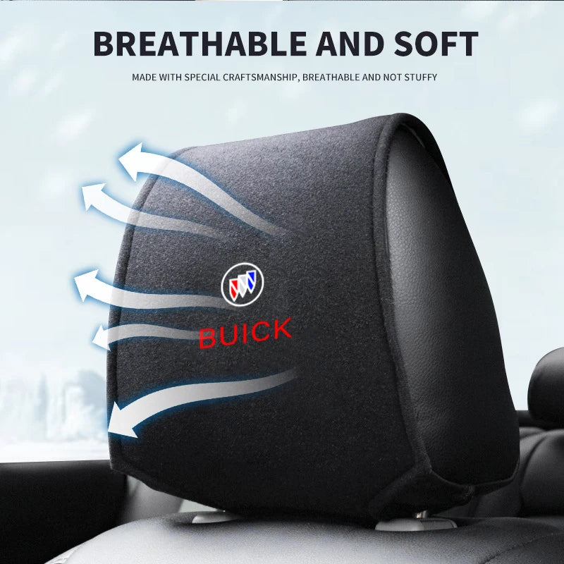 Premium Dustproof Headrest Cover for Buick Models – 1pc – Car Accessories | MotorWorld Marketplace