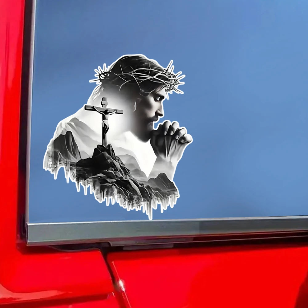 12x13cm Jesus Faith Vinyl Decal – Durable Auto Sticker – Car Accessories | MotorWorld Marketplace