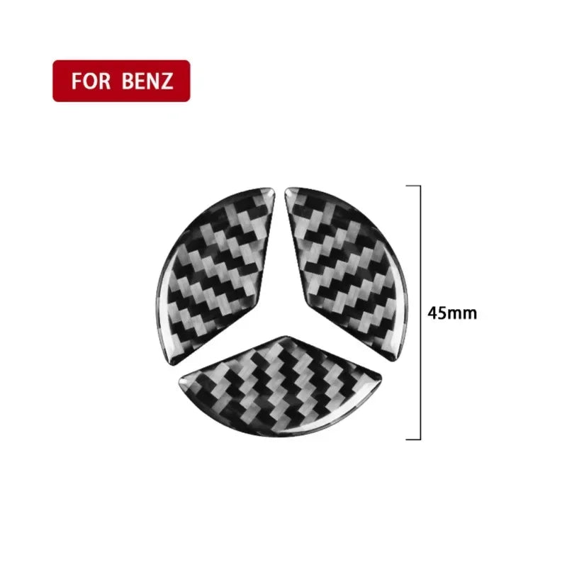 Carbon Fiber Red Steering Wheel Trim for Benz CLA GLA C E 16-19 Black S S – Car Accessories | MotorWorld Marketplace