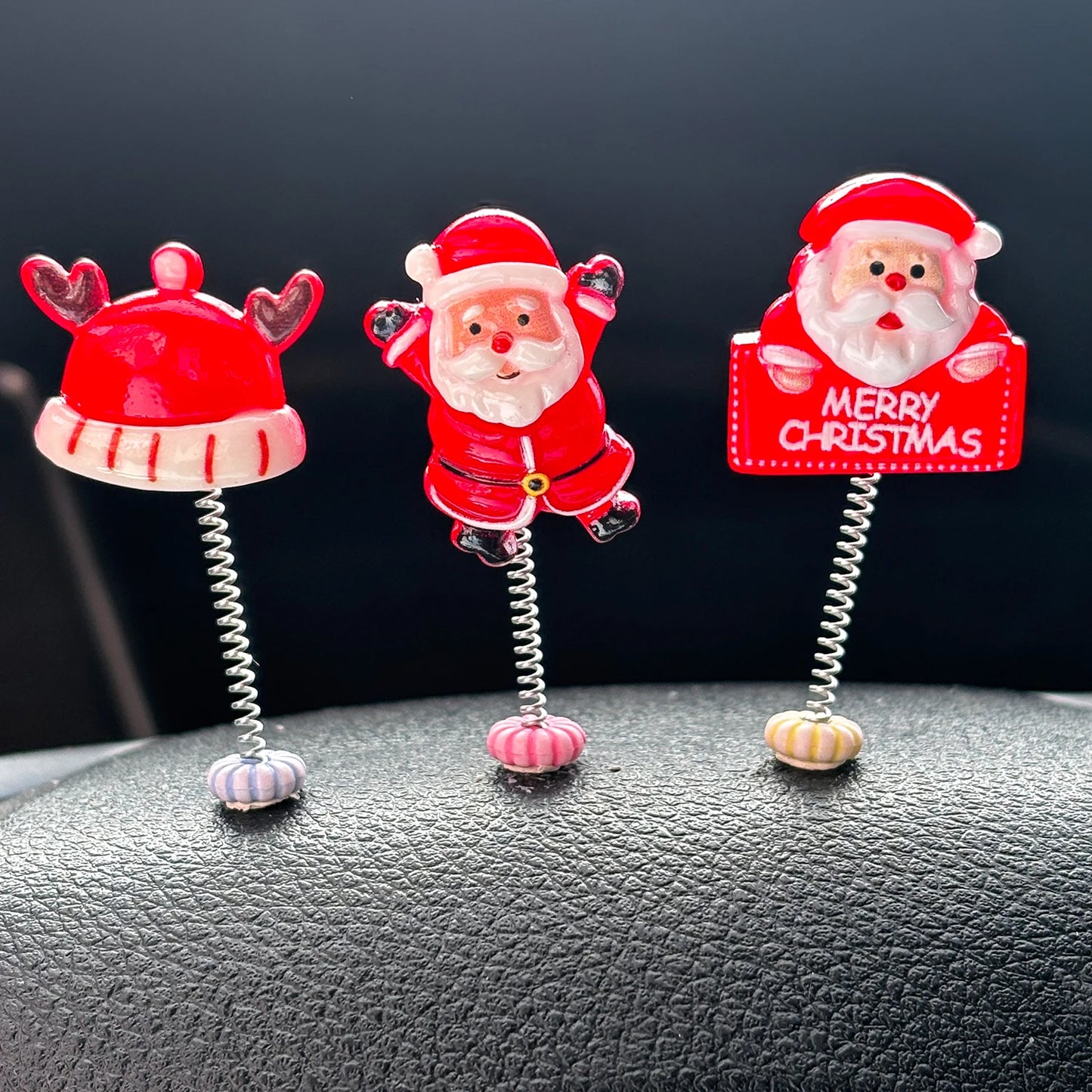 Creative Santa Claus Shaking Ornament for Car Dashboard Decor