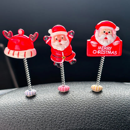 Creative Santa Claus Shaking Ornament for Car Dashboard Decor