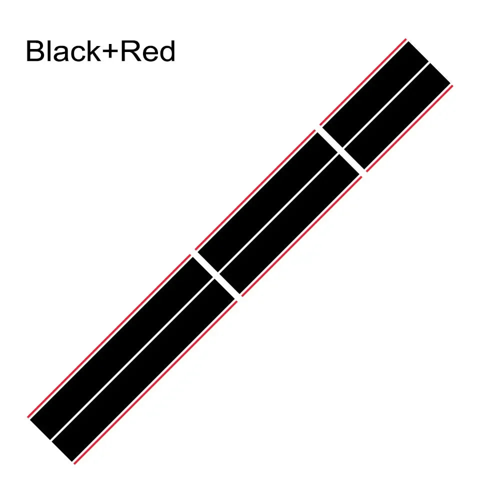 Mustang EcoBoost Shelby GT Hood & Roof Stripe Decal Set BLack Red – Car Accessories | MotorWorld Marketplace