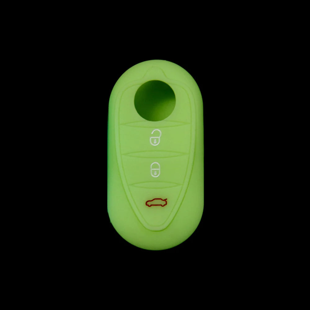 Premium Silicone Key Cover for Alfa Romeo Giulietta/Mito/4C Luminous green – Car Accessories | MotorWorld Marketplace