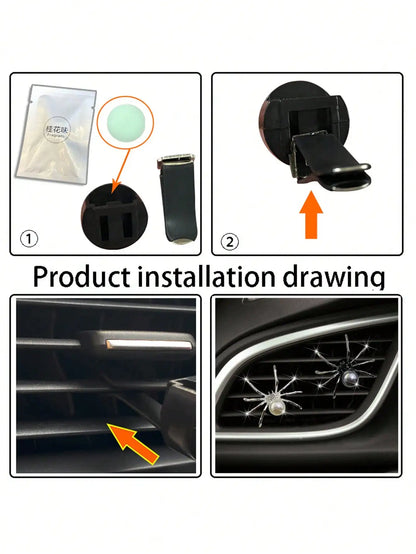 Spider Car Vent Clip – Halloween Decor & Aromatherapy Accessory – Car Accessories | MotorWorld Marketplace
