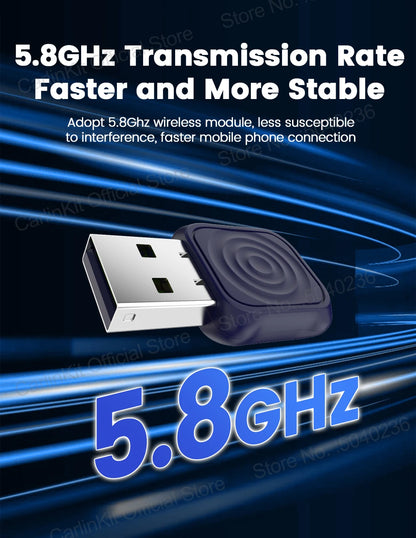 CarlinKit 5.0 Mini Adapter Wireless CarPlay & Android Auto