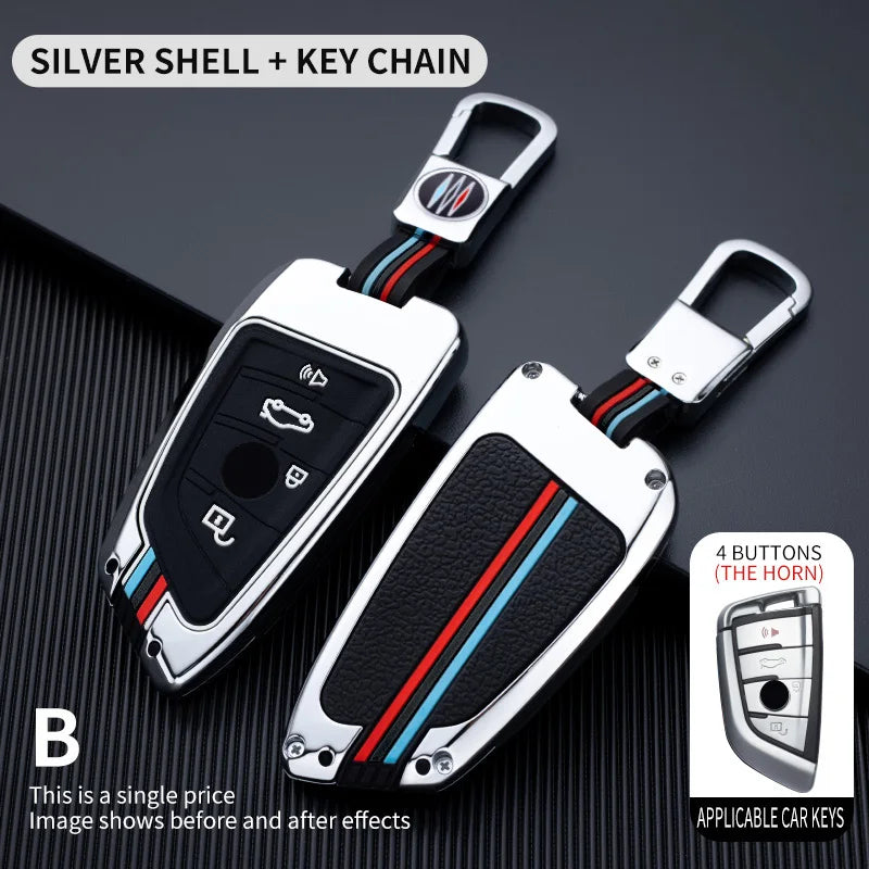 BMW Key Case Cover for X1 X3 X4 X5 X6 G30 F30 G11 F48 320i Silver Color Set-2A China Mainland – Car Accessories | MotorWorld Marketplace