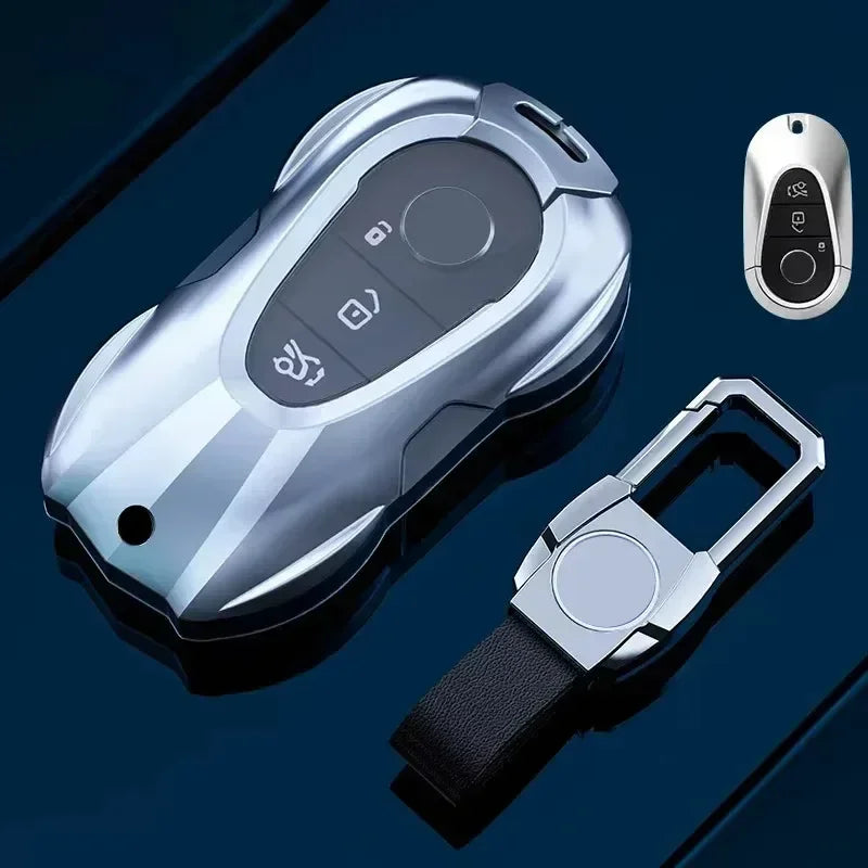 Mercedes Benz Key Case Shell Chain for C E S GLC AMG Series (D)SR-Square buckle – Car Accessories | MotorWorld Marketplace