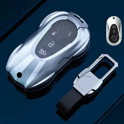 Mercedes Benz Key Case Shell Chain for C E S GLC AMG Series (D)SR-Square buckle – Car Accessories | MotorWorld Marketplace