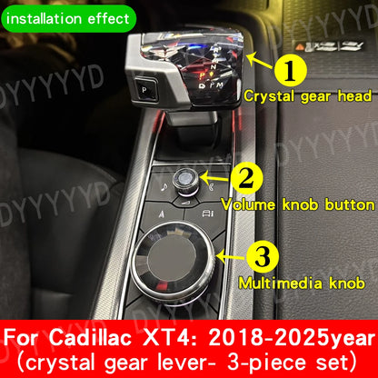 Crystal LED Gear Shift Knob for Cadillac CT5/CT6/XT4/XT5/XT6 For XT4 2018-2025 – Car Accessories | MotorWorld Marketplace