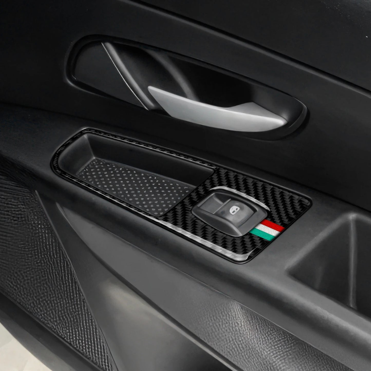 (NOT SOLD TO USA) Fiat Grande Punto 199 Carbon Fiber Window Switch Panel Trim – Car Accessories | MotorWorld Marketplace