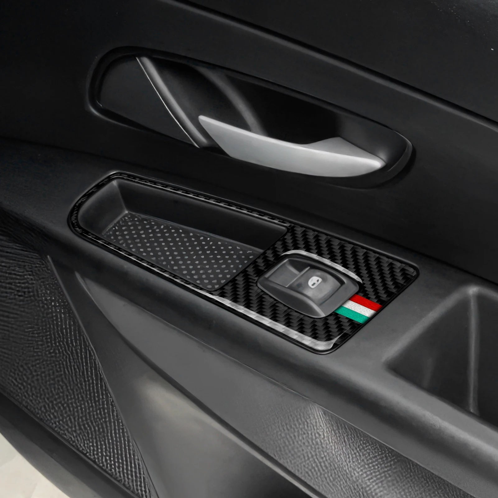 (NOT SOLD TO USA) Fiat Grande Punto 199 Carbon Fiber Window Switch Panel Trim – Car Accessories | MotorWorld Marketplace