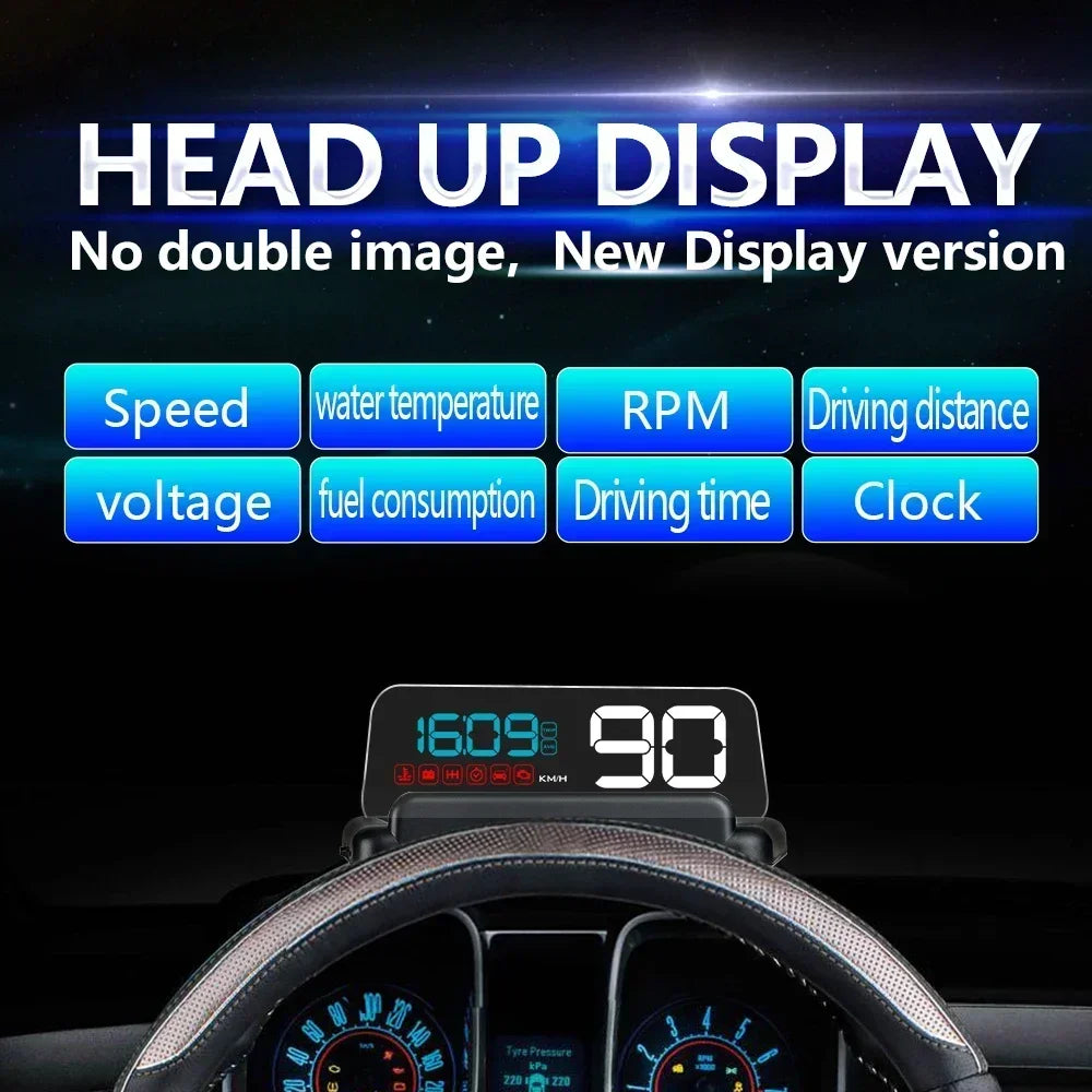 C500 Blue OBD/T900 HUD GPS Turbo Gauge LCD Odometer – Car Accessories | MotorWorld Marketplace