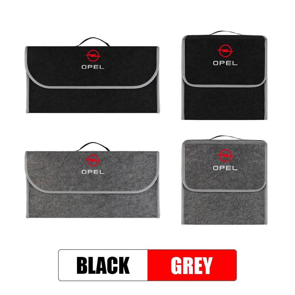 Folding Trunk Organizer Felt Box for Opel