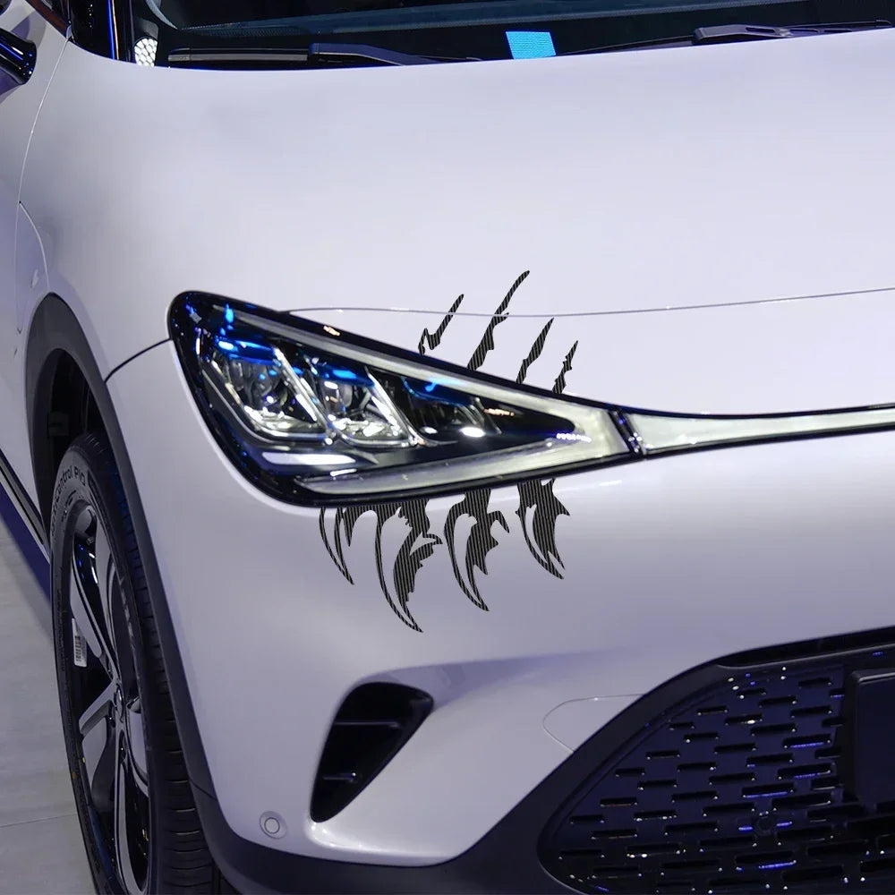 Universal Headlight Eyebrow Claw Decals – PVC, Pro Tuning – Car Accessories | MotorWorld Marketplace