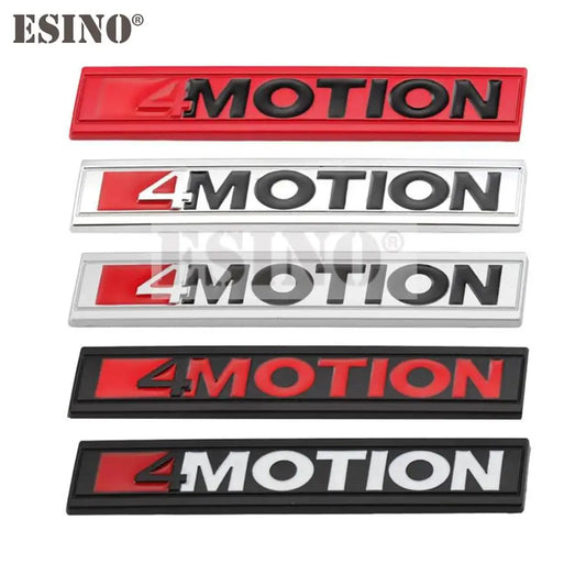 4Motion 3D Chrome Alloy Emblem Badge for VW Golf R/Tiguan