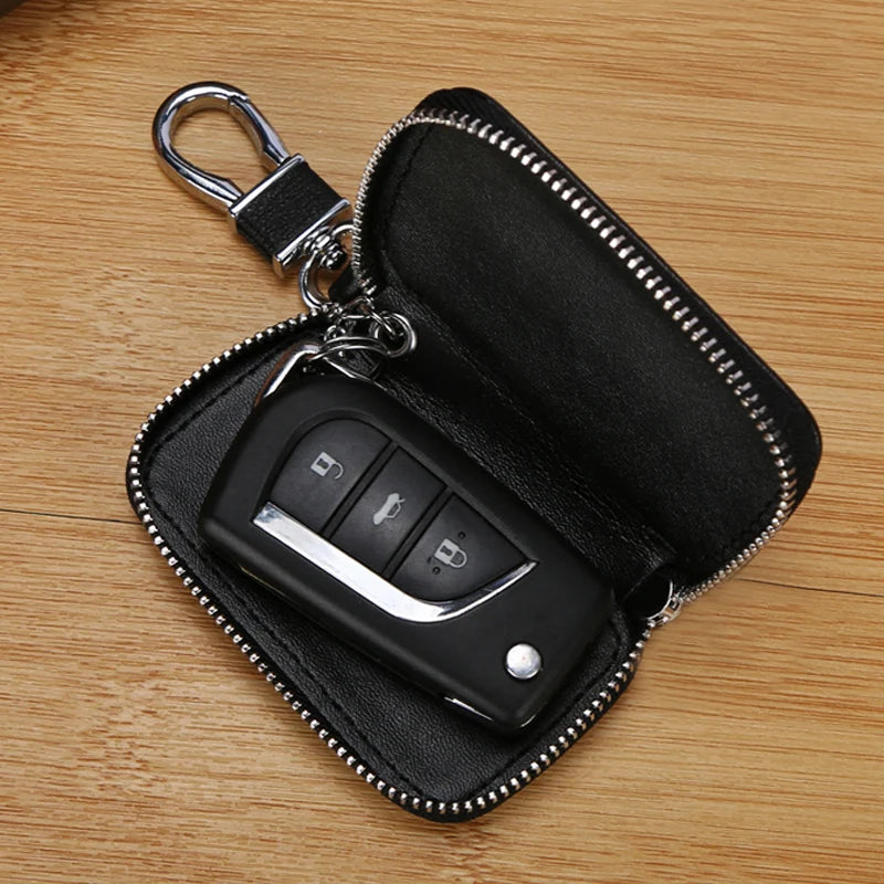 Premium Leather Key Case for Mazda