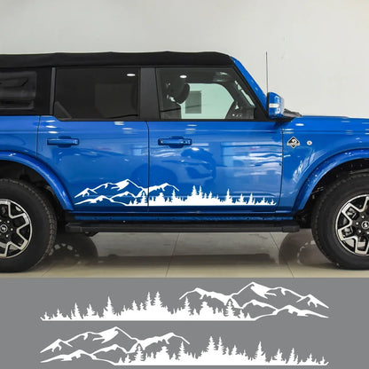 Forest Mountain Vinyl Decal for Ford Bronco TRX4 2021-2023 – Car Accessories | MotorWorld Marketplace
