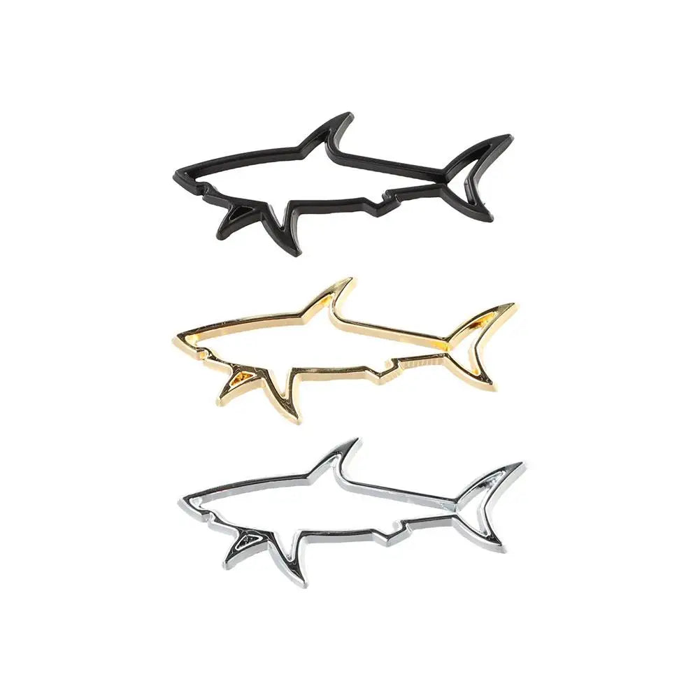 3D Metal Shark Emblem Badge – Premium Car & Bike Styling