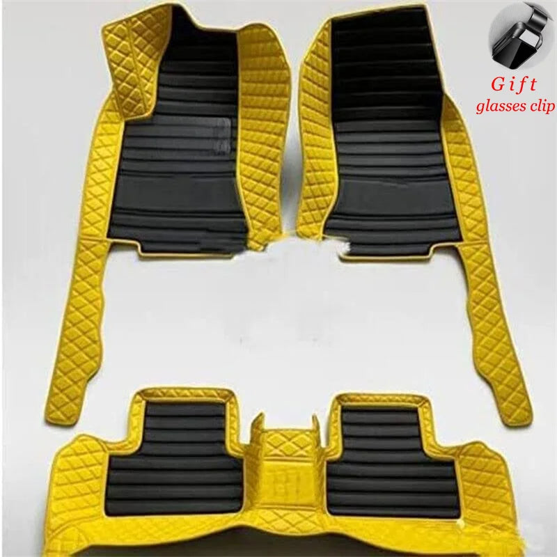 Custom Floor Mats for Ferrari 458 Italia/Spider 2009–2015 yellow black China Mainland – Car Accessories | MotorWorld Marketplace