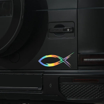 Christian Fish Tribal Vinyl Decal – Pro Auto Accessory