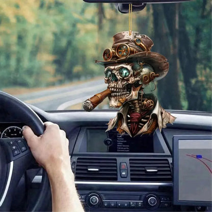 Personalized Acrylic Halloween Rearview Mirror Pendant Decor – Car Accessories | MotorWorld Marketplace