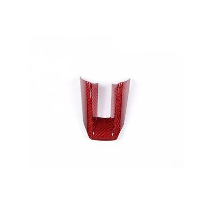 Carbon Fiber Steering Wheel Trim for Porsche 2019-2023 Carbon Fiber Red – Car Accessories | MotorWorld Marketplace