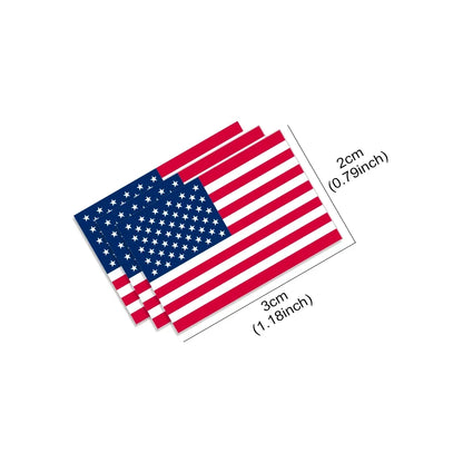 USA Flag Vinyl Car Decal – Custom Door & Window Sticker